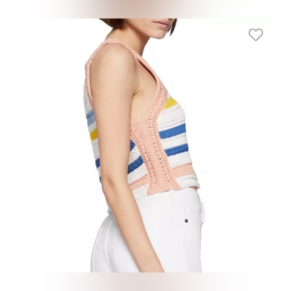 BcBG Generation striped Crochet Top - Picture 3 of 8